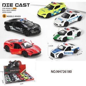 Die Cast Car Models 1:43 Pull Back Series Open Door