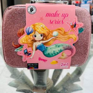 Mermaid Washable 2-in-1 Kids Makeup & Jewelry Kit – Safe Pretend Play Set