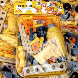 Mailipox Enlightenment Tool Bag Toy Set for Kids | Creative Pretend Play Tools with Electric Drill – Age 3+ | ODS MART PK