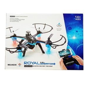 Royal Generation H235 Quadcopter Drone with Camera – 360° Flip, Live View & One-Key Return