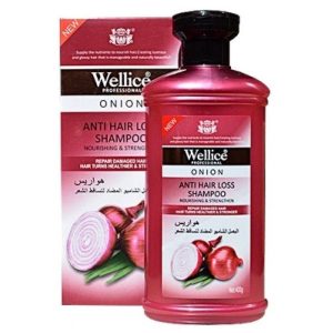 Wellice Onion Anti Hair Loss Shampoo – Fast Hair Fall Control & Hair Growth Boost | 400ml