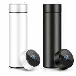 Smart Stainless Steel Water Bottle 500ml with Digital Temperature Display – Vacuum Insulated Hot & Cold Bottle