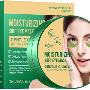 GEGEMON Elasta Hydrogel Eye Patches with Hyaluronic Acid – Moisturizing & Anti-Aging Under Eye Mask