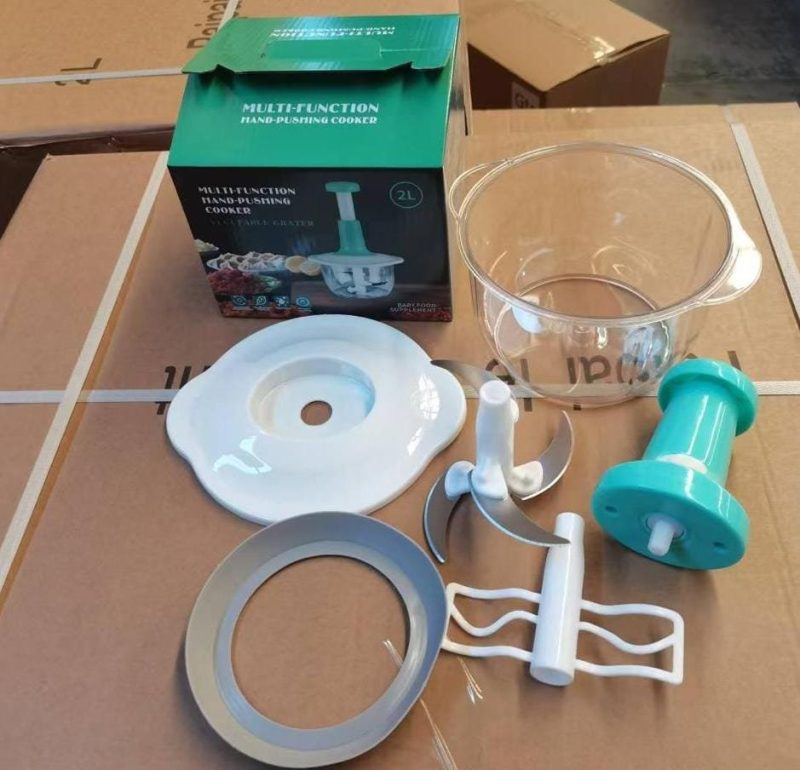 Chopper-Manual-2L-Plastic 2L-Plastic-Bowl-Chopper