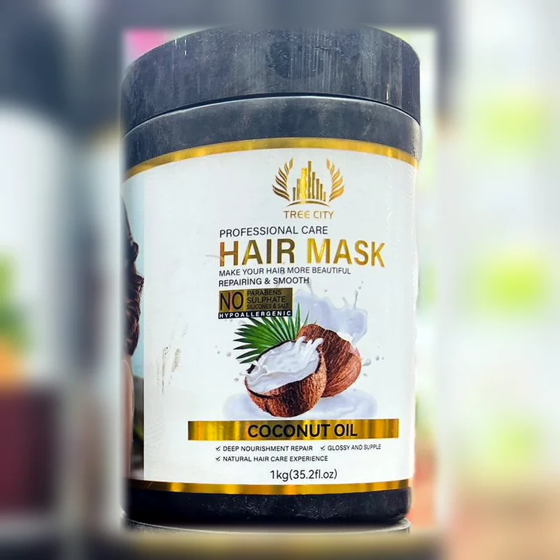 Tree City Coconut Oil Hair Mask for Deep Nourishment – 1kg
