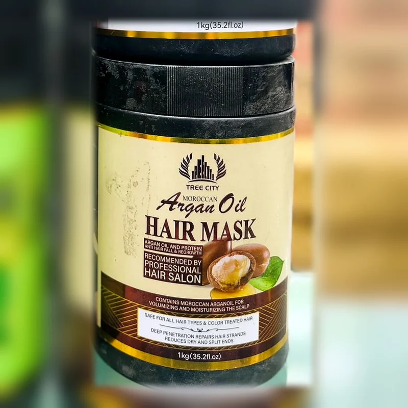Tree City Moroccan Argan Oil Hair Mask for Volumizing and Repair – 1kg